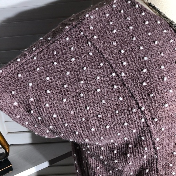 Flower & Feather Knit Top Rose Pink XL - Picture 5 of 10